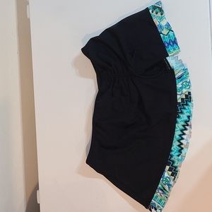 Profile by Gottex Women's Buena Vista Ruched Swim Skirt Bottoms, Black, 6